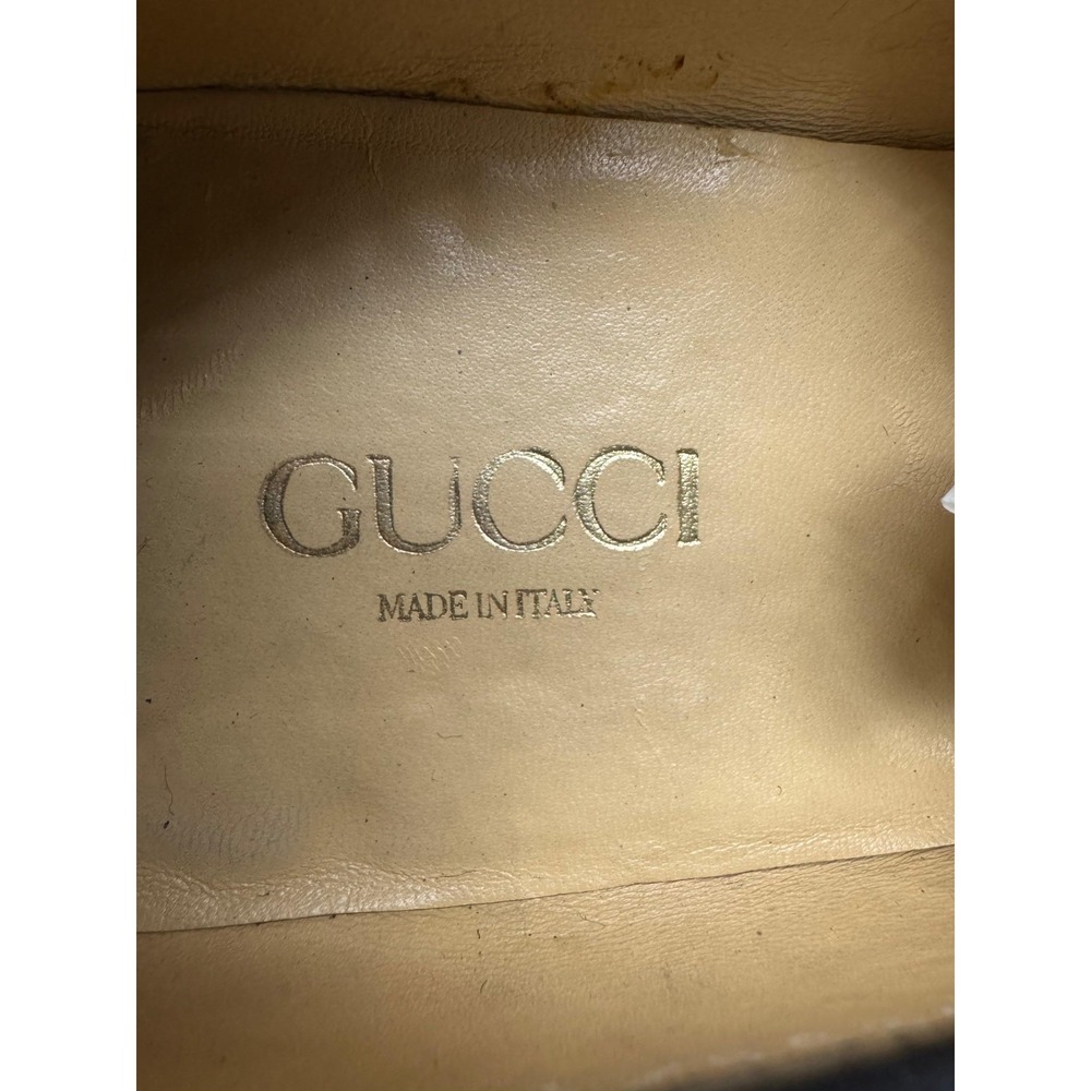 Vintage Gucci Classic Horsebit Slip On Casual Loafers Black Womens 39.5B EU - Picture 11 of 11